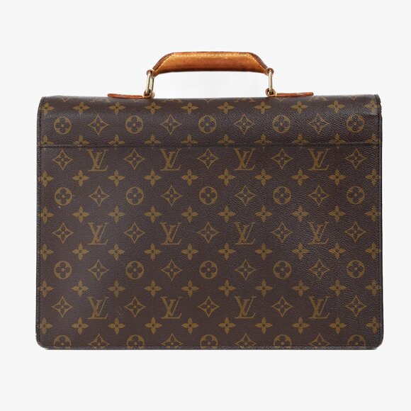 Louis Vuitton Vintage Brown Monogram Canvas Briefcase - Picture 4 of 12